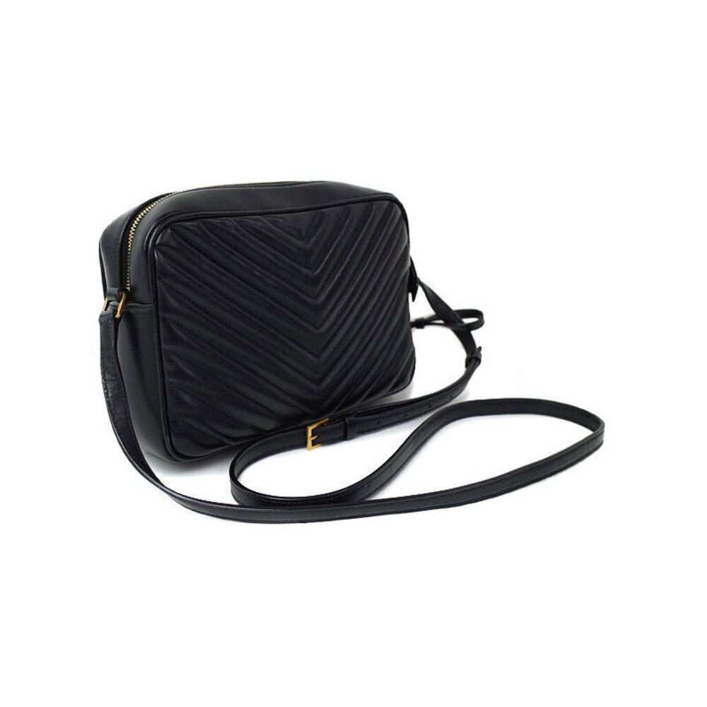 SAINT LAURENT Paris Fringe Saint Paris Lou Camera Bag Quilted Shoulder - Picture 2 of 5